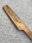 Vintage Louis F  Dow Co  St  Paul Minn  Advertising Brass Ruler Letter Opener