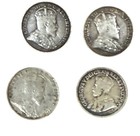 Lot Of 12 Canadian Silver 5 Cents Coins 1870-1920