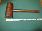 Rare Railroad Tool Advance Car Mover Co Badger Never Slip Mallet Hammer