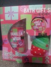Bath Gift Set - Vanilla Wish Shower Gel  Body Butter  Body Lotion  Towel
