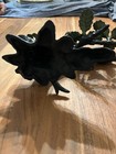 Vintage Antique Japanese Bird With Leaves Sculpture