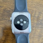 Apple Watch Series 3 Gps 42mm Silver Aluminum Case Black Silicone Band
