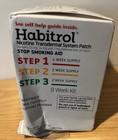 Habitrol Nicotine Transdermal 3 Step System Patch 56 Patches  7-21mg  8 Week Kit