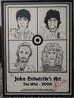 John Entwistle s Art  the Who 2000  Original Autographed Framed Poster