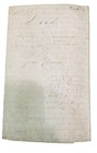 Antique 1828 Vellum Indenture Carlisle Township Cumberland County Pennsylvania