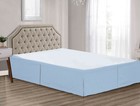 Super Soft Solid Brushed Microfiber 14  Pleated Bed Skirt  Dust Ruffle