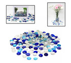 500 Pcs Mixed Color Glass Gems  Pebbles  Mosaic Tiles  Marbles Vase Filler  5lb 
