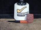 Posella Partially Rusticated Billiard Italian Estate Pipe