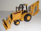 Nzg   378 1 50 Cat 416b Backhoe Loader W open Cab And Hydraulic Hammer - Rare