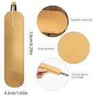 Set Of 3 Leather Fountain Pen Sleeve Case Holder Pencil Pouch For Single Pen 