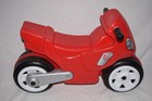 Vintage Step2 Step 2 Two Red Motorcycle Motor Cycle Pretend Play Htf Guc