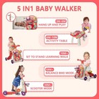Upgraded 5 In 1 Baby Walker And Activity Center For Baby Girl  Learning To Wa   