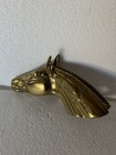 Vintage 1949 Solid Brass Horse Head Metalcrafters Desk Paper Clip Paperweight