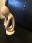 Hand Carved South Africa Soap Stone Statue Figurine Parent Child Made In Kenya