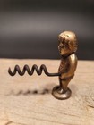 Primitive Antique Vintage Style Brass   Iron Corkscrew