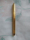 Sheaffer Crest Gold Electroplated Cap   Barrel  18k Extr Fine Nib Fountain Pen 