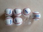 6 New Rawlings Baseballs With Mesh Bag