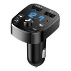 Car Hands-free Bluetooth-compaitable 5 0 Fm Transmitter Car Kit Mp3 Modulator Pl