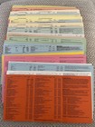 Vintage Nasa Space Shuttle Mission Events Timeline Detail Flight Schedule Card