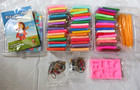 Polymer Clay  51 Colors  Kit With Tools  Acessories   Mold  In Plastic Case  New