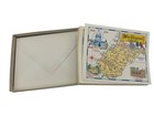 Vintage 1963 West Virginia Map Centennial Notecards Box Set Of 12 With Envelopes