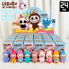 24 Pcs Labubu Blind Box Figure Doll Small Pendant Keychain Toy Blind Box Form