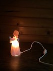 Vintage Underwriters Laboratories Portable Lamp Night Light Girl
