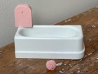Nancy Forbes Bathtub And Scale Vintage 1940s Dollhouse Miniatures 1 16 W  Loofah