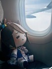 Cute Anime Style Plush Doll Sitting Stuffed Toy Soft Cartoon Gift