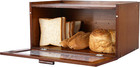 Vintage Bread Box For Kitchen Countertop - Retro Brown Bread Storage Box Breadbo