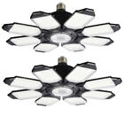 4pcs Garage Light 9000000lm Deformable Led Super Bright Bulb Work Ceiling Lights