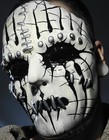 Slipknot Mask Replica All Hope Is Gone Joey White Cracked Variant  rigid Mask 