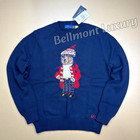 Polo Ralph Lauren Polo Bear Navy Knit Sweater Winter Ski Men s Size M Nwt