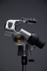 Custom Raw Finish Manfrotto 405 Tripod Head Brushed Aluminum Etched Brass Dials