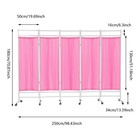 5-panel Modern Medical Privacy Screen Portable   Foldable Medical Room Divider