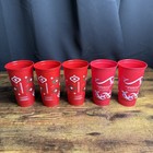 Starbucks Reusable Set Of 5 Coffee Travel Cups Lid Tumbler 16oz Holiday Winter