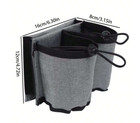 1pc Luggage Handle Cup Holder     Universal Travel Drink   Phone Caddy Sleeve-new