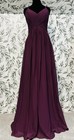 Burgundy Prom Formal Evening Maxi Dress Gown Size S Nwt Cocktail Bridesmaid  9