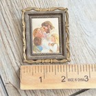 Vintage Dollhouse Miniature Art Print Wall Hanging Jesus With Little Children