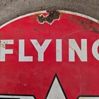 Vintage Flying A Super Extra Old Us Gasoline Oil Gas Pump Enamel Porcelain Sign