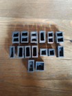 Metal Letterpress Furniture Lot Of 15 Assorted Sizes  