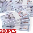 200 Pcs Prop Fake Toys Money Bank Games Cash Paper 100 Dollar Bills   Us Toys
