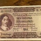 South Africa 1957 Ten 10 Shillings Banknote   Auncirculated
