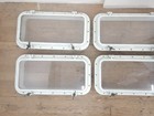 Six Vintage Porthole Window  Boat Ship Sailboat Hatches Aluminum   Bronze