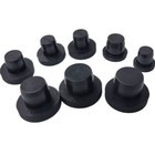 Black Rubber Hole Caps Silicone Rubber Hole Plugs End Caps Seal Hole Plug 9 19mm