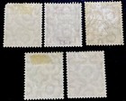 Dominican Republic 1907-10  Sc  172-176  Used Set Of  5 