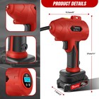21v Rechargeable Handheld Air Compressor -portable 180 Psi Tire Inflator For Car