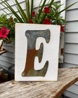 Rustic Metal Letter D Antique Finish Decor Diy Craft