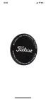 Golf Ball Marker Metal  Marked Titleist     1 Ball On Worldwide Tours    4cm Size
