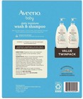 Aveeno Baby Daily Moisture Body Wash Shampoo 2 Pack X 18 Oz Tear Free Oat